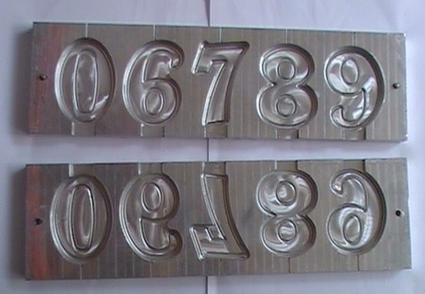 Number Candle mould